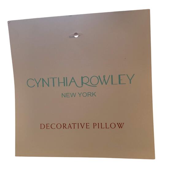 Cynthia Rowley Sweater Shaped Ski Theme Throw Pillow Red Ski House Winter - Picture 3 of 4